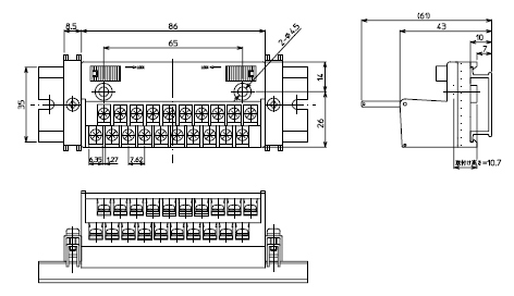 PCN-COM201P　寸法図