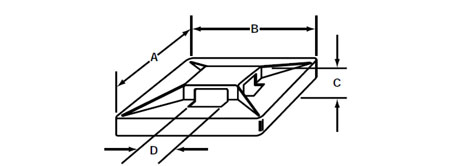 固定ベース（UBS）寸法図