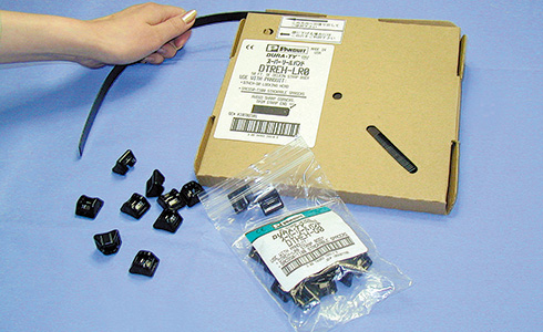 屋外で20年使用できる結束バンド　スーパーリールバンド