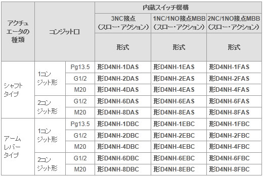 直接開路動作認証形式（2）