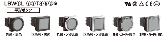 照光押ボタンスイッチ一覧