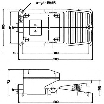 OFL-1-SM2　寸法図