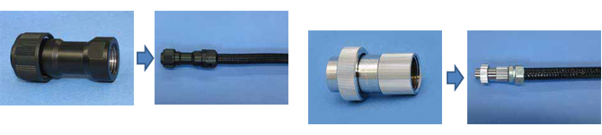 【フレキシブル電線管の使用】