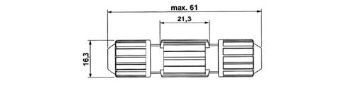 Q 0.34/4IDC/16-16KU BK　（1641879）