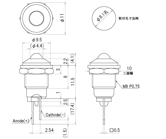 DB-1-F　寸法図