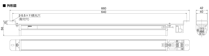 外形図　CLED-1009TB