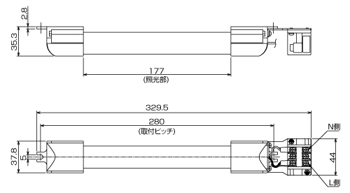 LC-2005TBY 外形図