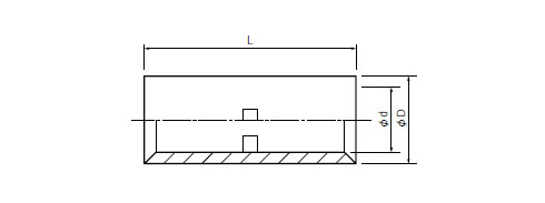 突き合わ用　（Ｂ形）寸法図