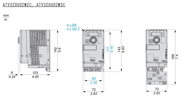ATV320U02M2C、ATV320U02M3C