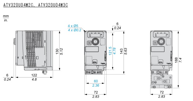 ATV320U04M2C、ATV320U04M3C
