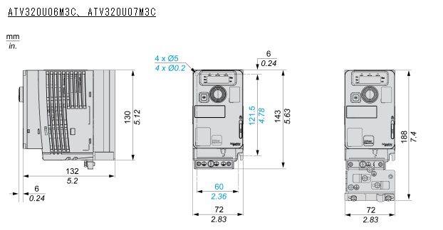 ATV320U06M3C、ATV320U07M3C