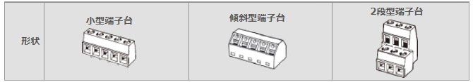 形XW4E プリント基板用端子台（端子ピッチ5.08㎜）