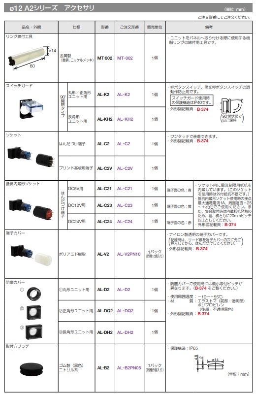 Φ12　A2シリーズ