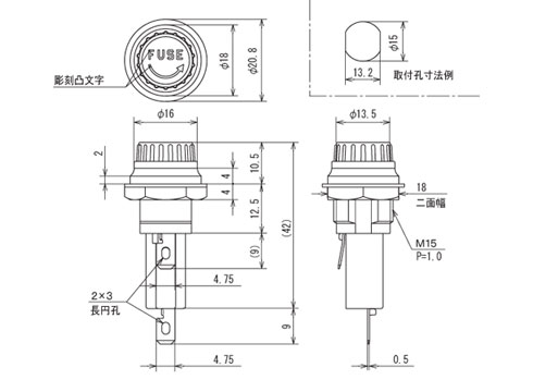 F-120 　寸法図　（単位：ｍｍ）