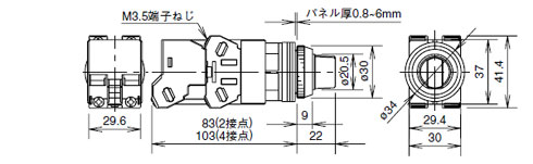 定格電圧AC100/110、200/220V用