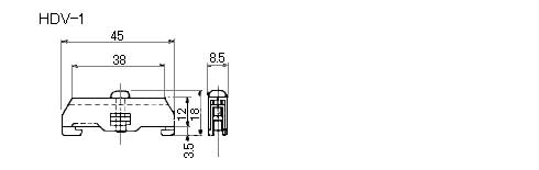 寸法図（HDV-1）