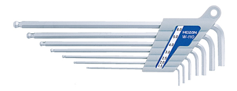 ボールポイントレンチセット　W-110