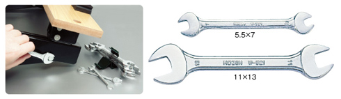 6丁組スパナセット W-521　（作業例）