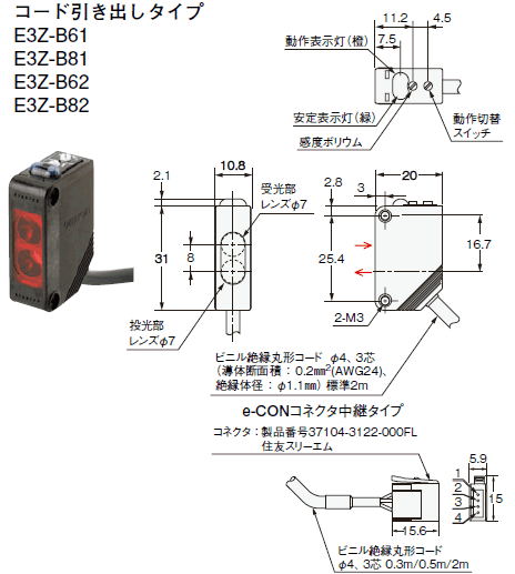 コード引き出しタイプ