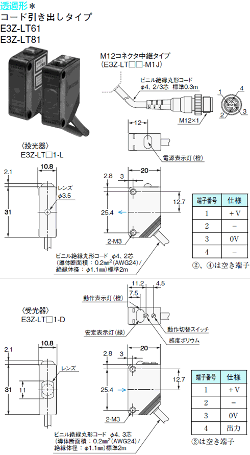 E3Z-LTx1寸法