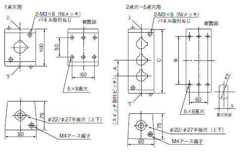 寸法図　閉鎖形