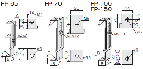 FPシリーズ　寸法図