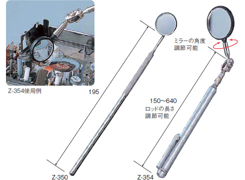 Z-350/Z-354　外形、使用例