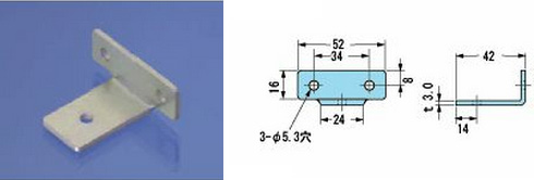 ダクト取付カナグ　接続カナグ　S-5-3C