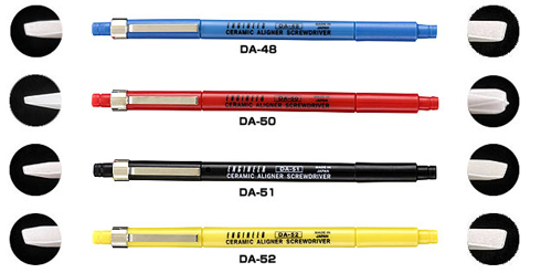 セラミック調整ドライバー　DA-48、DA-50、DA-51、DA-52