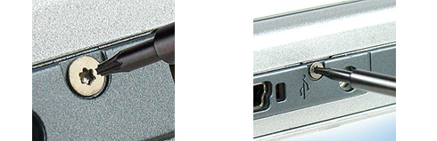 精密特殊ネジ用ドライバー　DAP-02　使用例