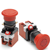 φ22/25押ボタンスイッチ　非常停止用　A22Eシリーズ