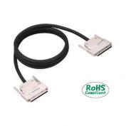 100ピン0.8mmピッチコネクタ用両側コネクタ付シールドケーブル  PCB100PS-3