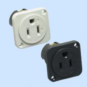 機器用アウトレット(平刃形) 7117G (接地形2P 15A 125V)NEMA 5-15