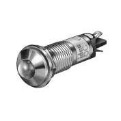 φ8 UPシリーズLED式小形表示灯 UP8-1288､UP8-2488 (抵抗内蔵)丸突形