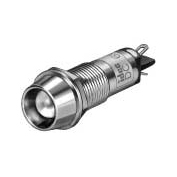 φ9 UPシリーズLED式小形表示灯 UP9-1299､UP9-2499 (抵抗内蔵)フード形