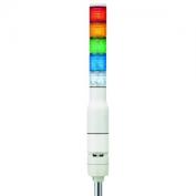 φ40　ブザー付き積層式LED表示灯ポール取付タイプ　LOUTBシリーズ