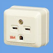 WK3012　接地角型コンセント(250V)