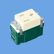 WN11511 フルカラー 埋込扉付き　送り端子付きコンセント