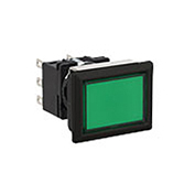 LB8L-M1T（長角形）　φ18　押ボタンスイッチLED照光　フラッシュシルエットLBシリーズ