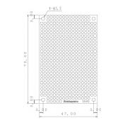 小型ユニバーサル基板　ICB-288G