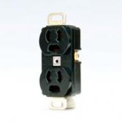 埋込接地2P抜止ダブルコンセント　1139A