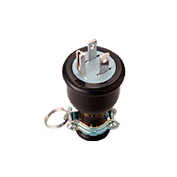 ME2542　接地防水プラグ　2P 15A 125V 