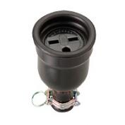 ME2628-N　接地防水コネクターボデー　2P 15A 250V 