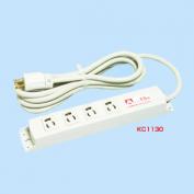 KC1130NF　接地抜け止め4ヶ口　ノイズフィルター付