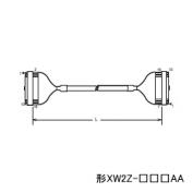 コネクタ端子台変換ユニット専用接続ケーブル（ シールドあり）XW2Z-□□□AA