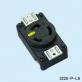 3220-P-L6 接地形2P 20A 250V NEMA L6-20 引掛形パネル用コンセント