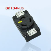 パネル用コンセント20A　3210-P-L5　接地形2P　125V