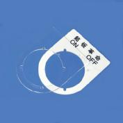 サンドイッチ銘板（押しボタン、パイロットランプ用）　AW-F、AS-F、AN-F