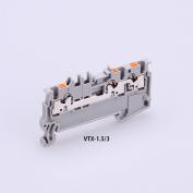 VTX-1.5/3　中継端子台17.5A（1：2結線）