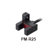 PM-R25　アンプ内蔵・コの字型マイクロフォトセンサ[超小型・ケーブル式] 